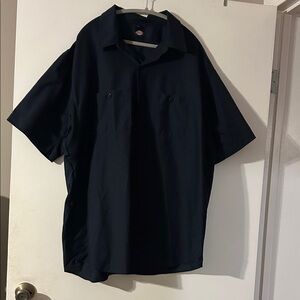 Dickies Men's Navy Blue Shirt XXL Tall
